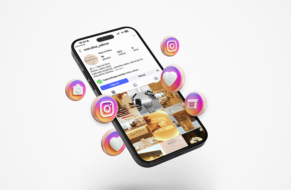 Strateji oluşturur, içerik planını kurgular ve markanızın tüm sosyal medya süreçlerini ölçülebilir hedeflerle yönetiriz.